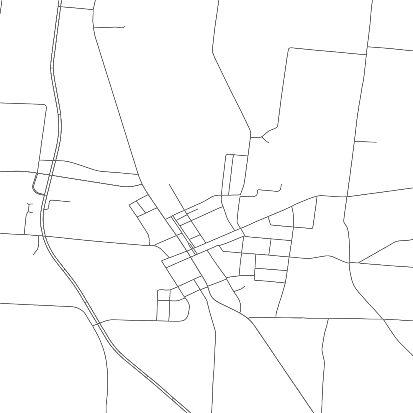 ROAD MAP OF DYER, TENNESSEE BY MAPBAKES