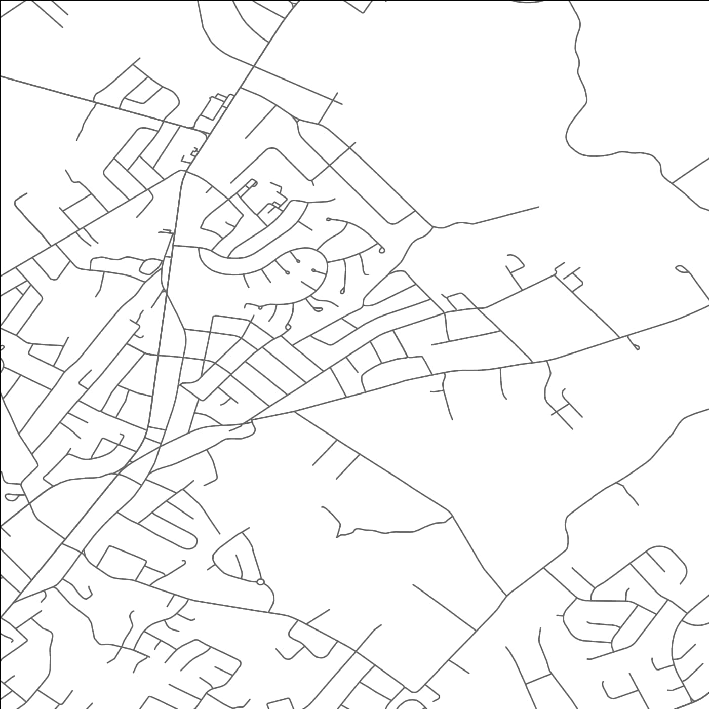 ROAD MAP OF EAGLETON VILLAGE, TENNESSEE BY MAPBAKES