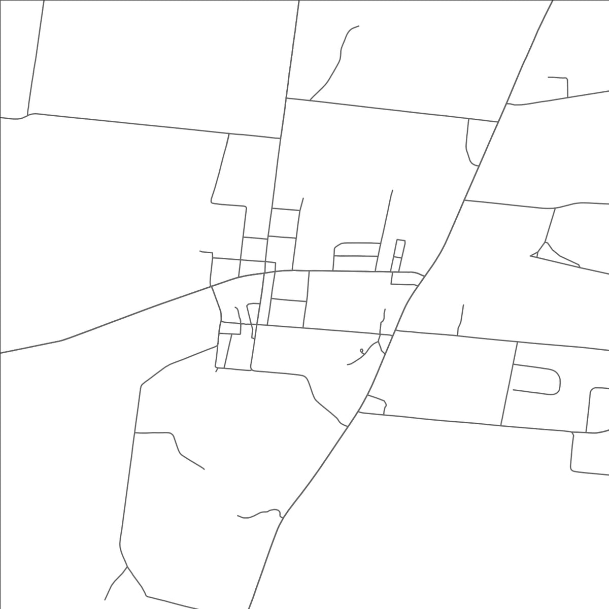 ROAD MAP OF ETHRIDGE, TENNESSEE BY MAPBAKES