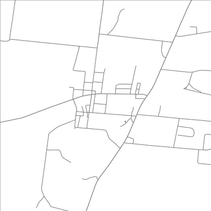 ROAD MAP OF ETHRIDGE, TENNESSEE BY MAPBAKES