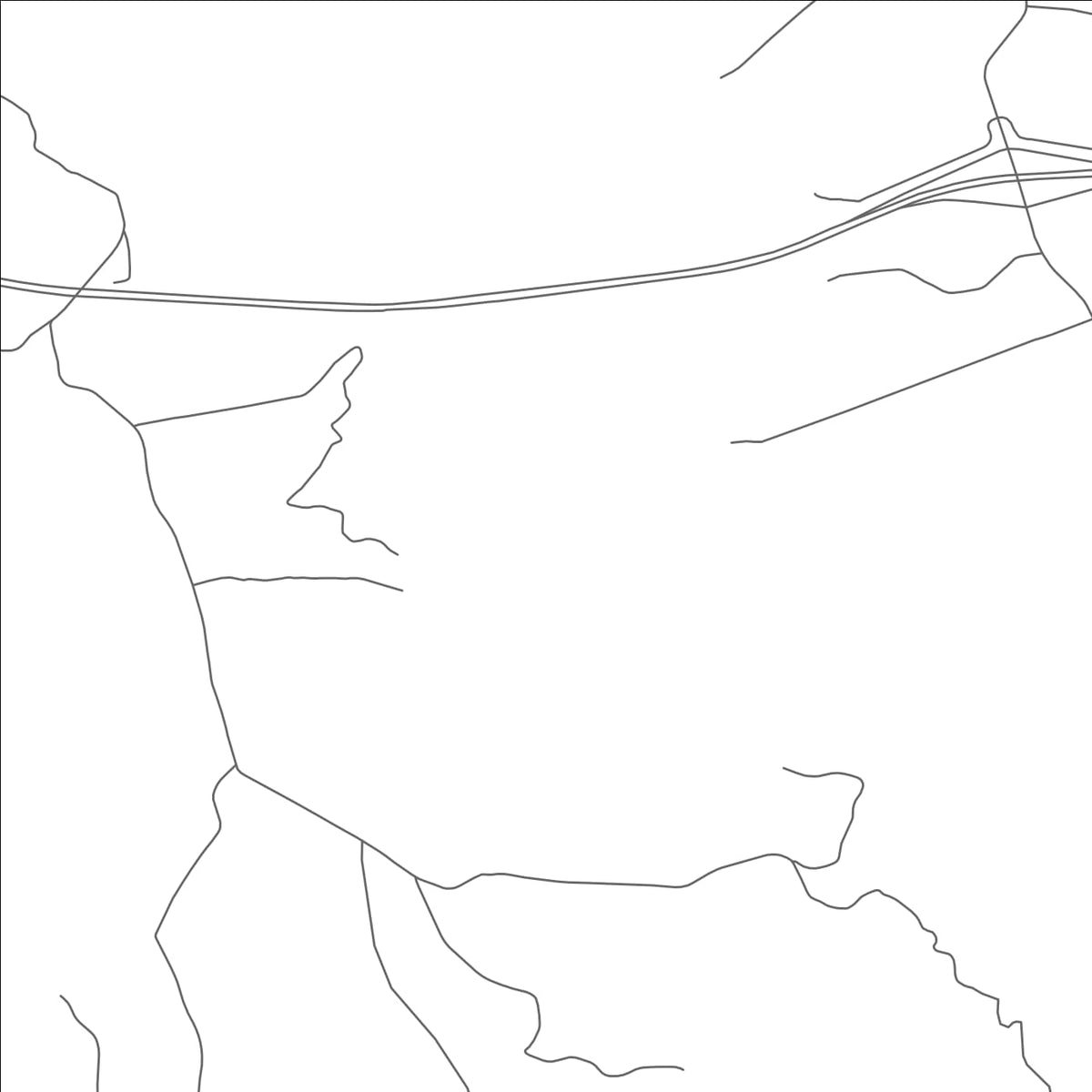 ROAD MAP OF FLAT TOP MOUNTAIN, TENNESSEE BY MAPBAKES