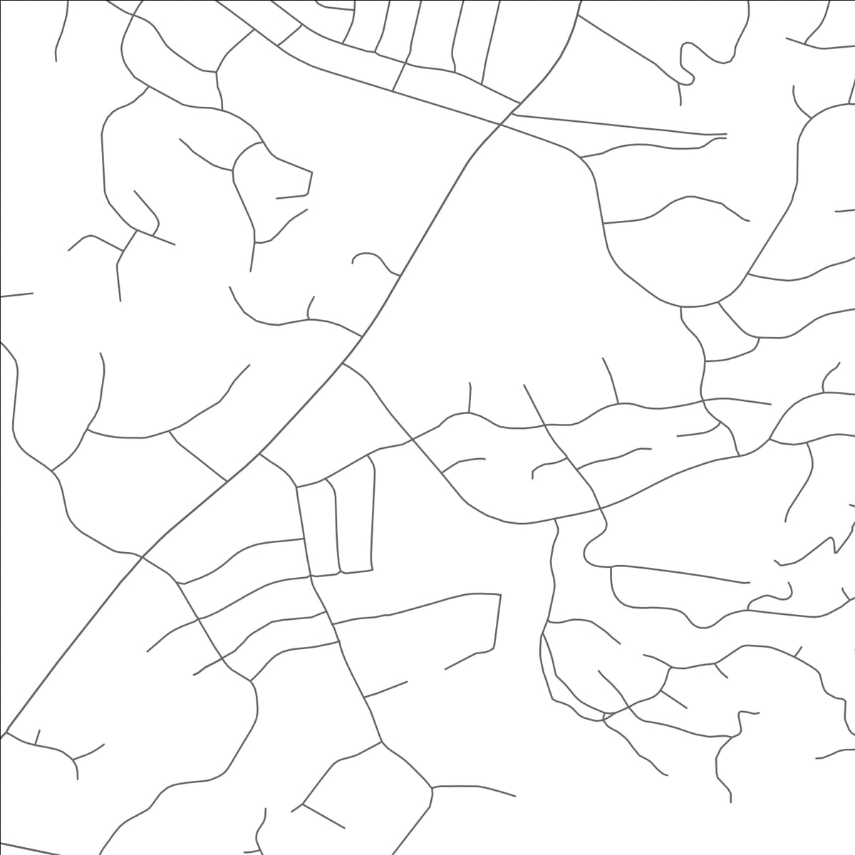 ROAD MAP OF FOREST HILLS, TENNESSEE BY MAPBAKES