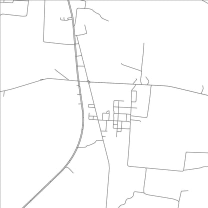 ROAD MAP OF FOWLKES, TENNESSEE BY MAPBAKES