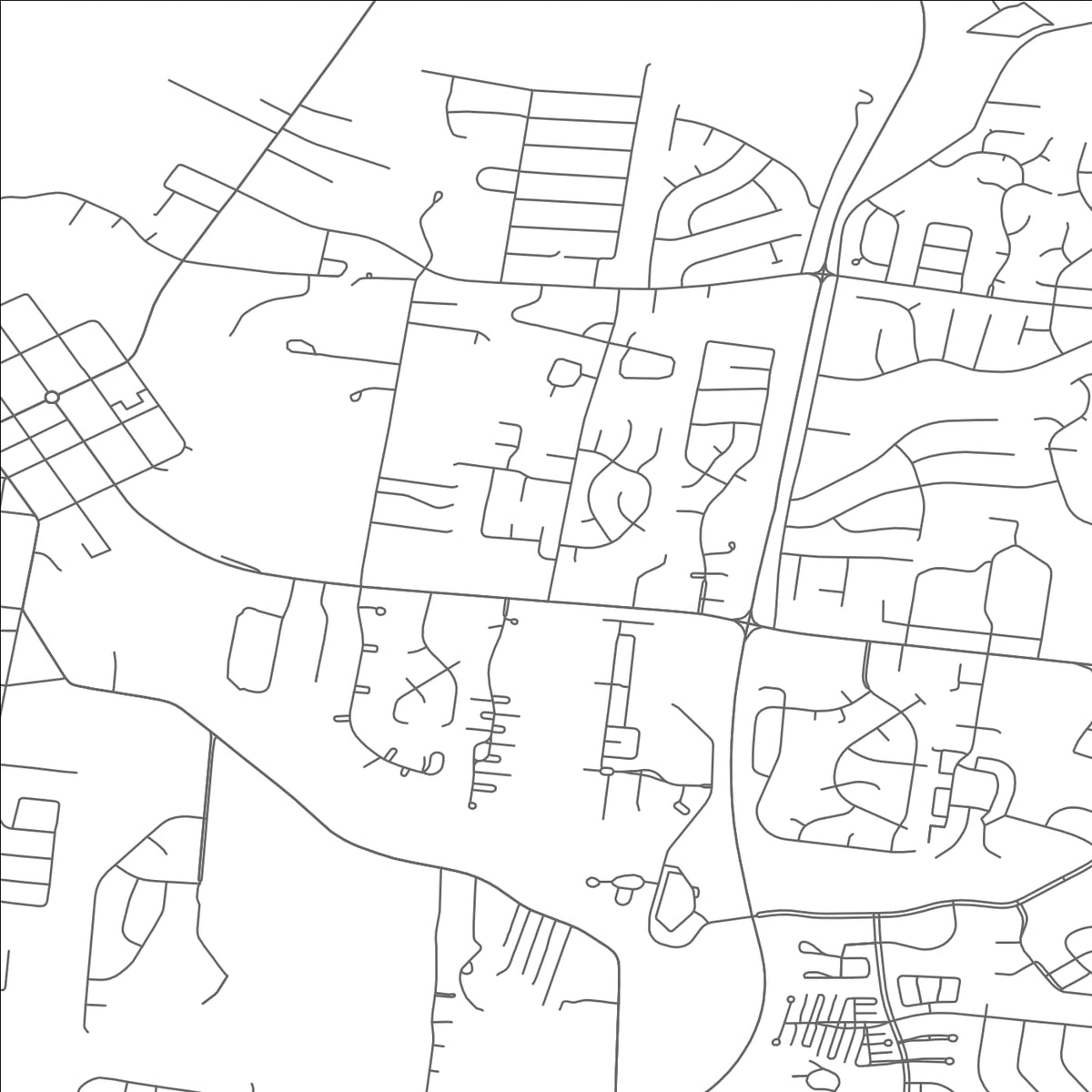 ROAD MAP OF FRANKLIN, TENNESSEE BY MAPBAKES