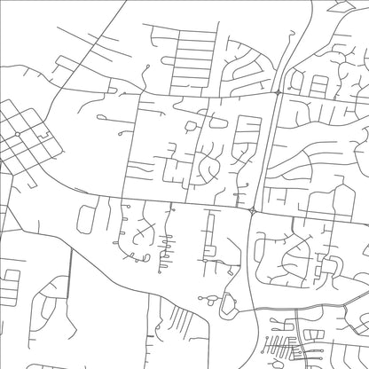 ROAD MAP OF FRANKLIN, TENNESSEE BY MAPBAKES
