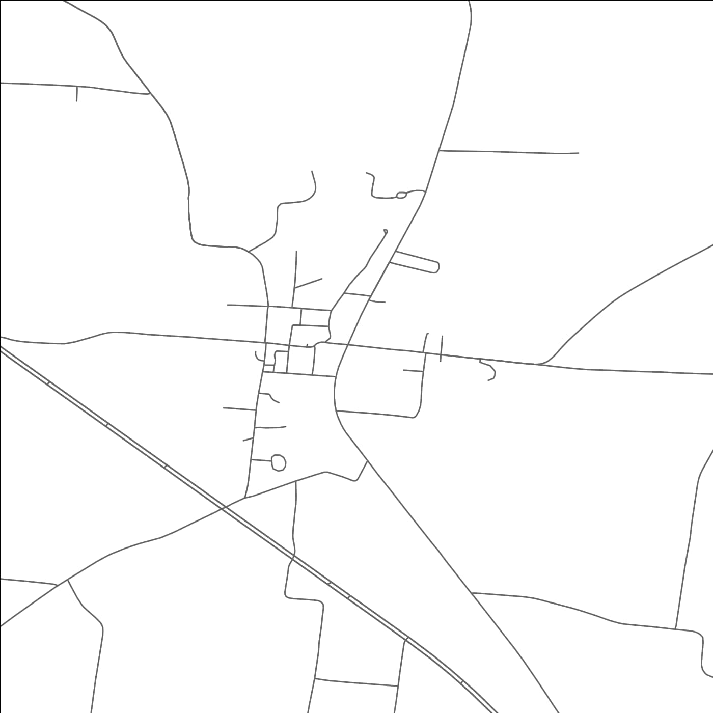 ROAD MAP OF FRIENDSHIP, TENNESSEE BY MAPBAKES