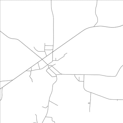 ROAD MAP OF GADSDEN, TENNESSEE BY MAPBAKES