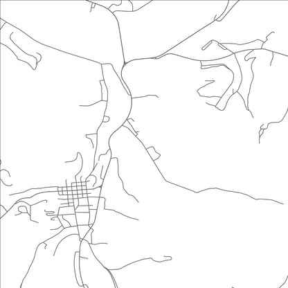 ROAD MAP OF GAINESBORO, TENNESSEE BY MAPBAKES