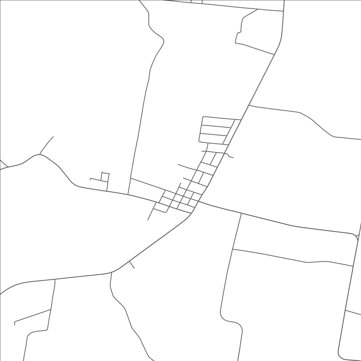 ROAD MAP OF GATES, TENNESSEE BY MAPBAKES