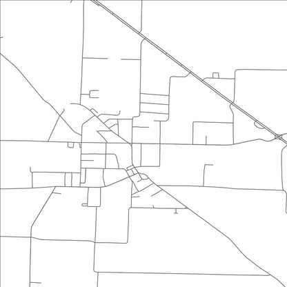 ROAD MAP OF GLEASON, TENNESSEE BY MAPBAKES