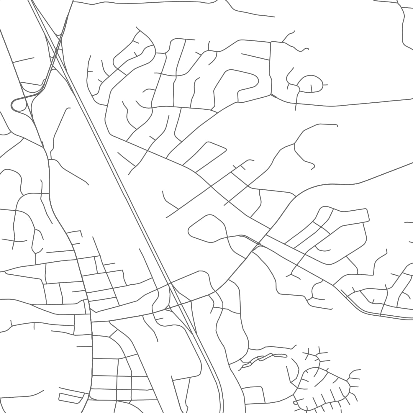 ROAD MAP OF GOODLETTSVILLE, TENNESSEE BY MAPBAKES