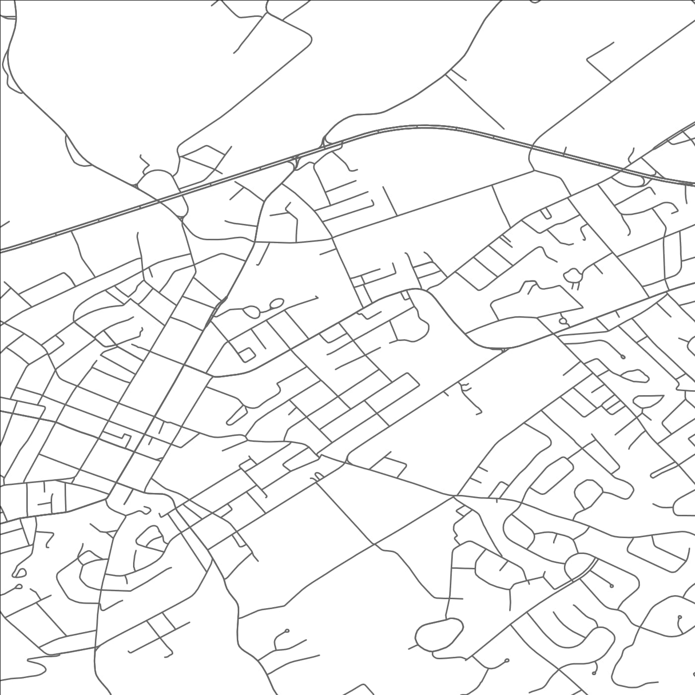 ROAD MAP OF GREENEVILLE, TENNESSEE BY MAPBAKES