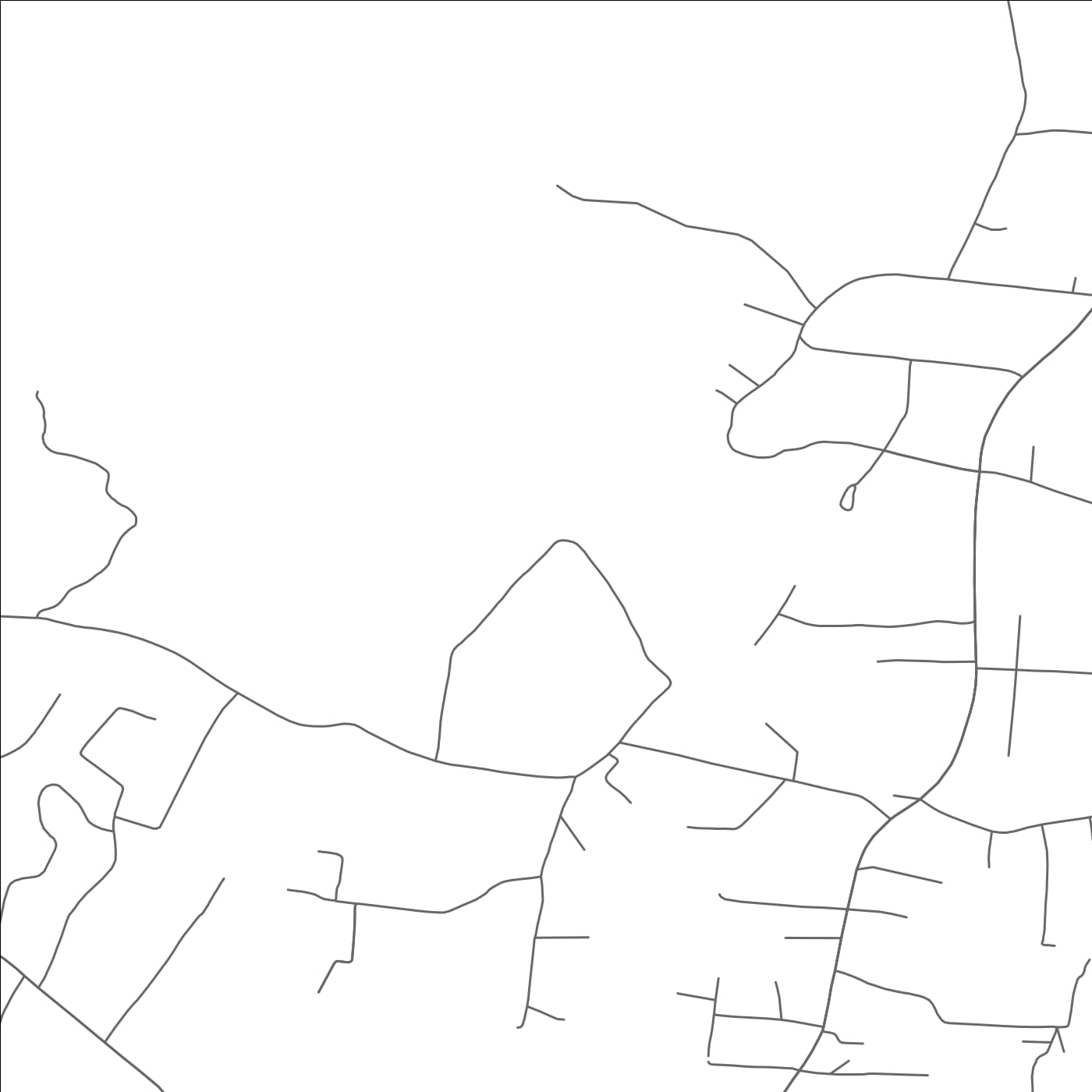 ROAD MAP OF GRIMSLEY, TENNESSEE BY MAPBAKES