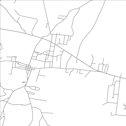 ROAD MAP OF HARTSVILLE, TENNESSEE BY MAPBAKES