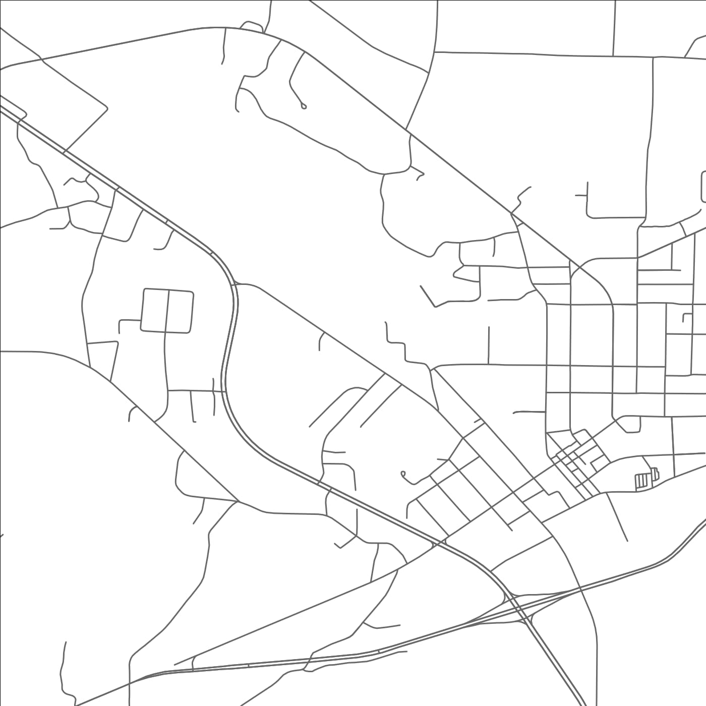 ROAD MAP OF HENDERSON, TENNESSEE BY MAPBAKES