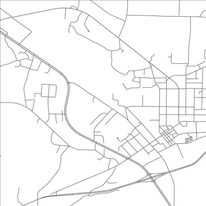 ROAD MAP OF HENDERSON, TENNESSEE BY MAPBAKES