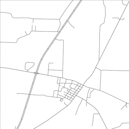 ROAD MAP OF HENNING, TENNESSEE BY MAPBAKES