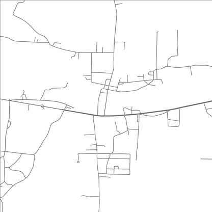 ROAD MAP OF HOLLOW ROCK, TENNESSEE BY MAPBAKES