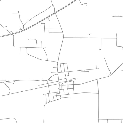 ROAD MAP OF HUNTLAND, TENNESSEE BY MAPBAKES