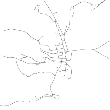 ROAD MAP OF IRON CITY, TENNESSEE BY MAPBAKES