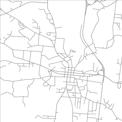 ROAD MAP OF JAMESTOWN, TENNESSEE BY MAPBAKES