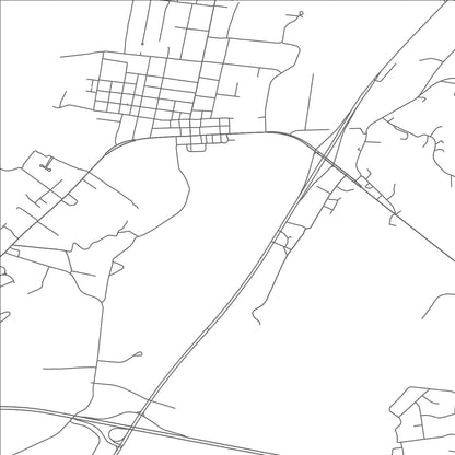 ROAD MAP OF JASPER, TENNESSEE BY MAPBAKES