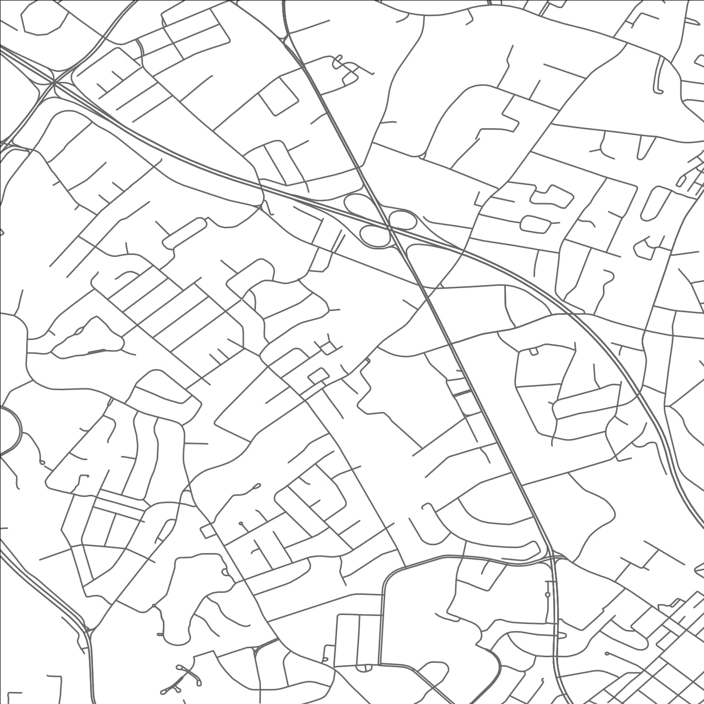 ROAD MAP OF JOHNSON CITY, TENNESSEE BY MAPBAKES