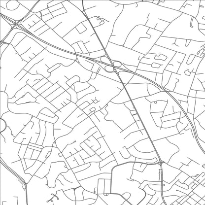 ROAD MAP OF JOHNSON CITY, TENNESSEE BY MAPBAKES