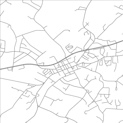 ROAD MAP OF JONESBOROUGH, TENNESSEE BY MAPBAKES