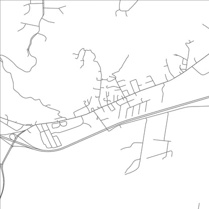 ROAD MAP OF KIMBALL, TENNESSEE BY MAPBAKES