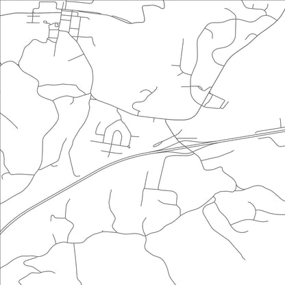 ROAD MAP OF KINGSTON SPRINGS, TENNESSEE BY MAPBAKES