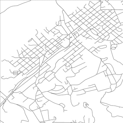 ROAD MAP OF LA FOLLETTE, TENNESSEE BY MAPBAKES