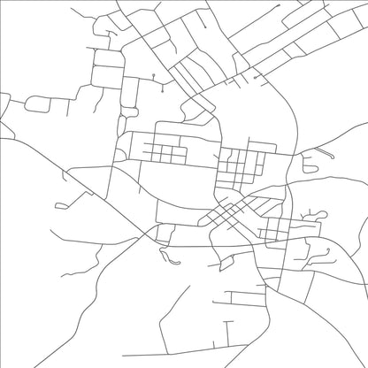 ROAD MAP OF LAFAYETTE, TENNESSEE BY MAPBAKES