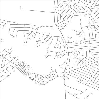 ROAD MAP OF LAKE TANSI, TENNESSEE BY MAPBAKES