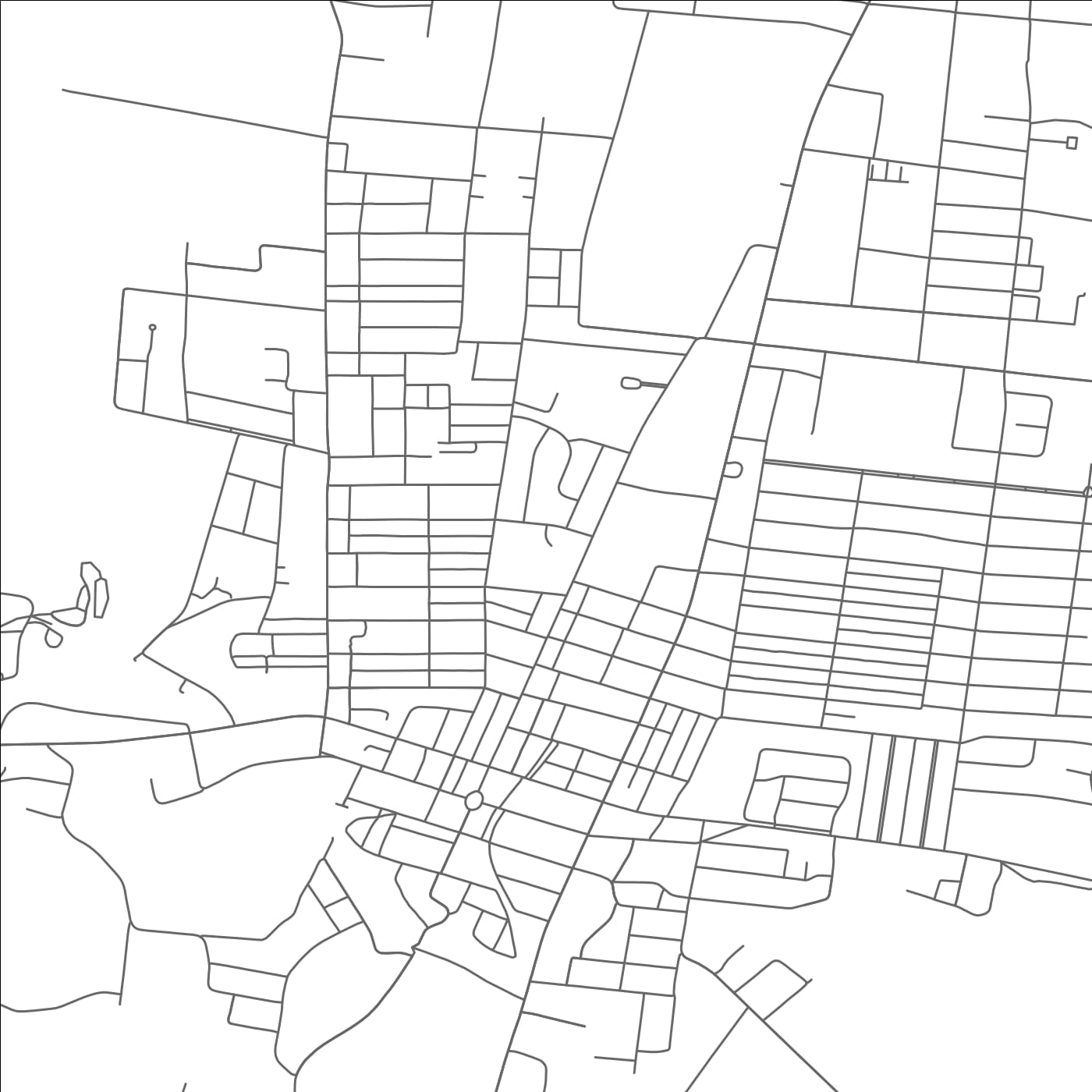 ROAD MAP OF LAWRENCEBURG, TENNESSEE BY MAPBAKES