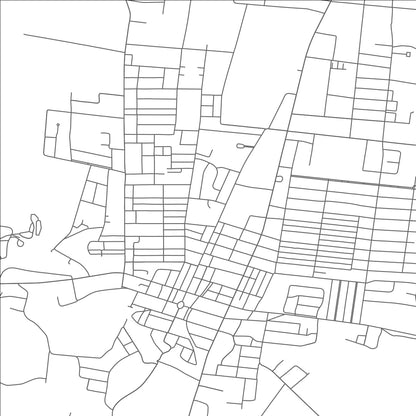 ROAD MAP OF LAWRENCEBURG, TENNESSEE BY MAPBAKES