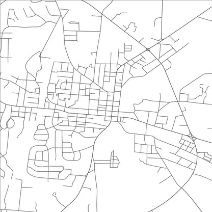 ROAD MAP OF LEWISBURG, TENNESSEE BY MAPBAKES