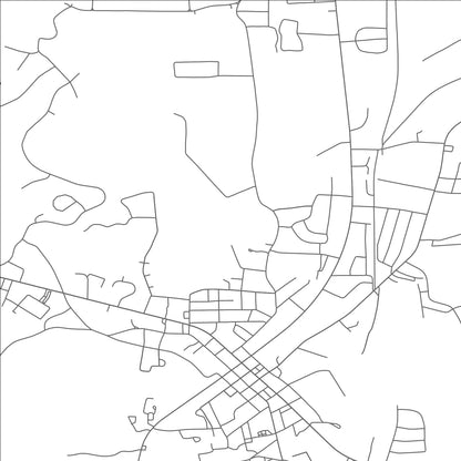 ROAD MAP OF LEXINGTON, TENNESSEE BY MAPBAKES