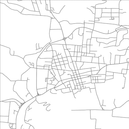 ROAD MAP OF LIVINGSTON, TENNESSEE BY MAPBAKES