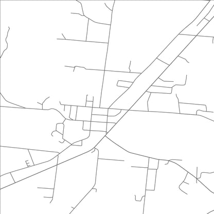 ROAD MAP OF LORETTO, TENNESSEE BY MAPBAKES