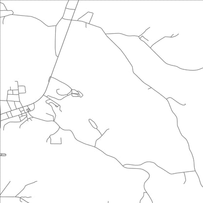 ROAD MAP OF LYNCHBURG, TENNESSEE BY MAPBAKES