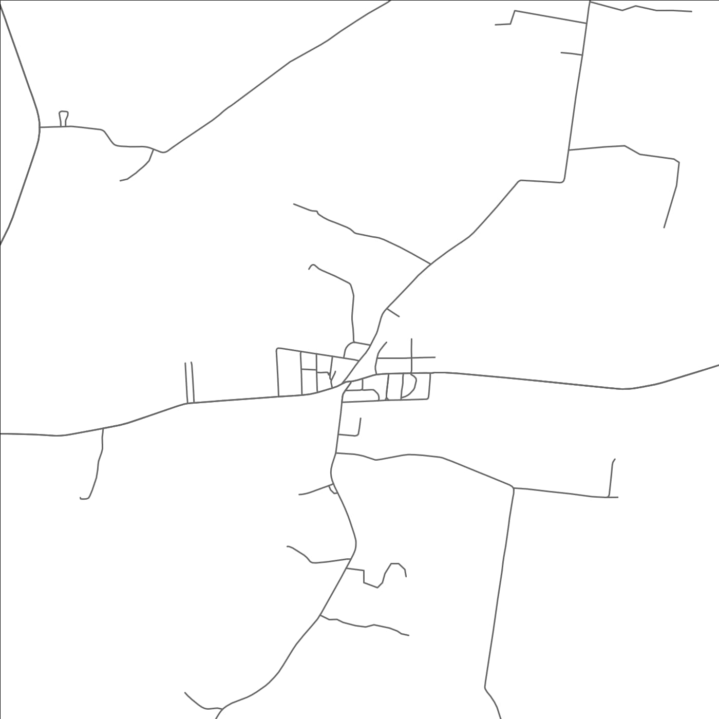 ROAD MAP OF LYNNVILLE, TENNESSEE BY MAPBAKES