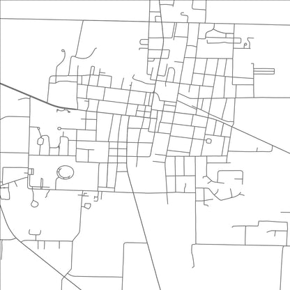 ROAD MAP OF MARTIN, TENNESSEE BY MAPBAKES