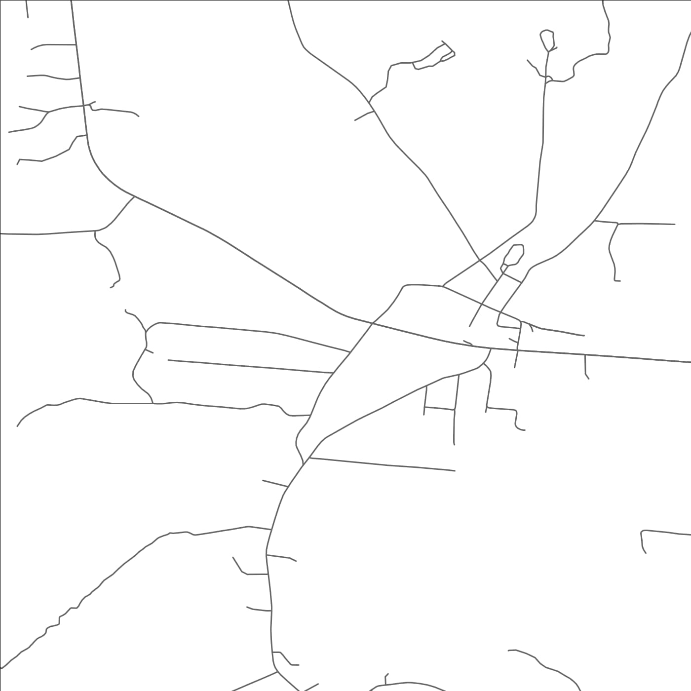 ROAD MAP OF MAYLAND, TENNESSEE BY MAPBAKES