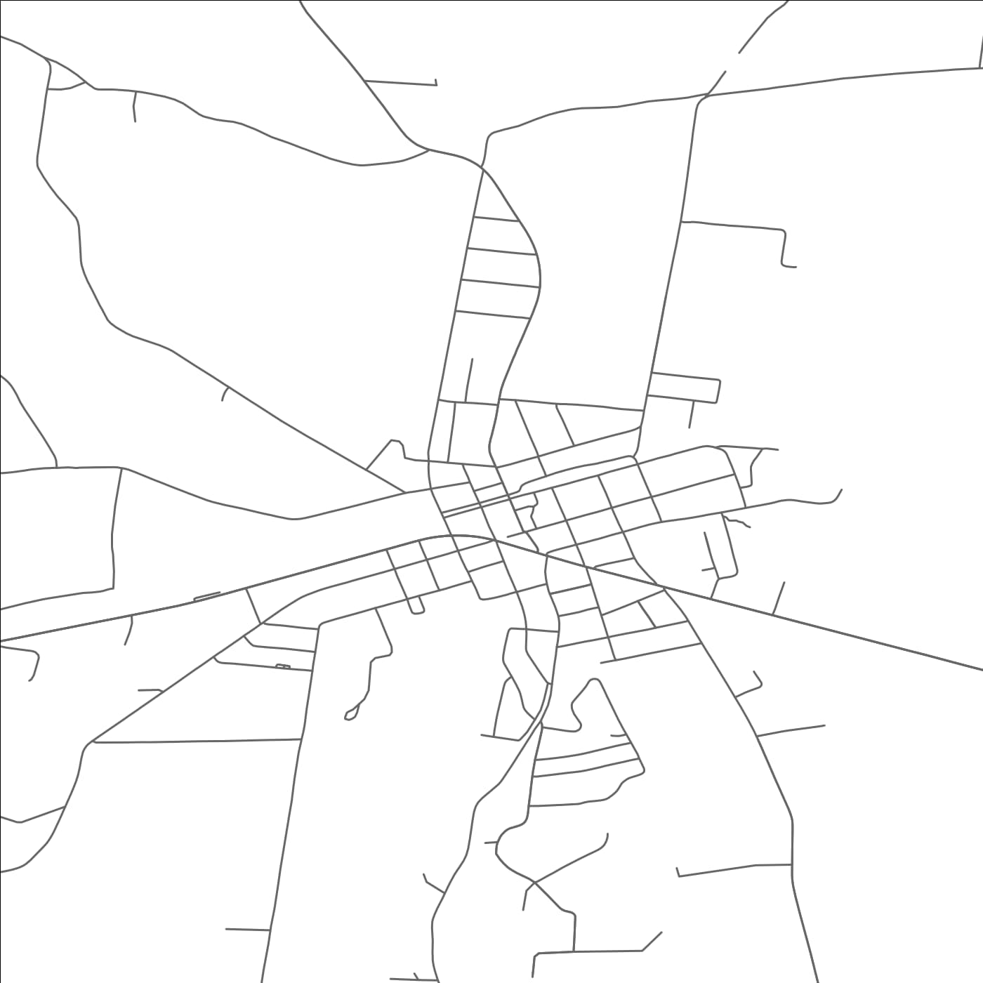 ROAD MAP OF MCEWEN, TENNESSEE BY MAPBAKES