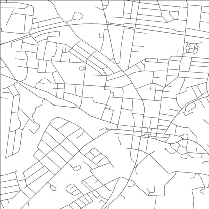 ROAD MAP OF MCMINNVILLE, TENNESSEE BY MAPBAKES