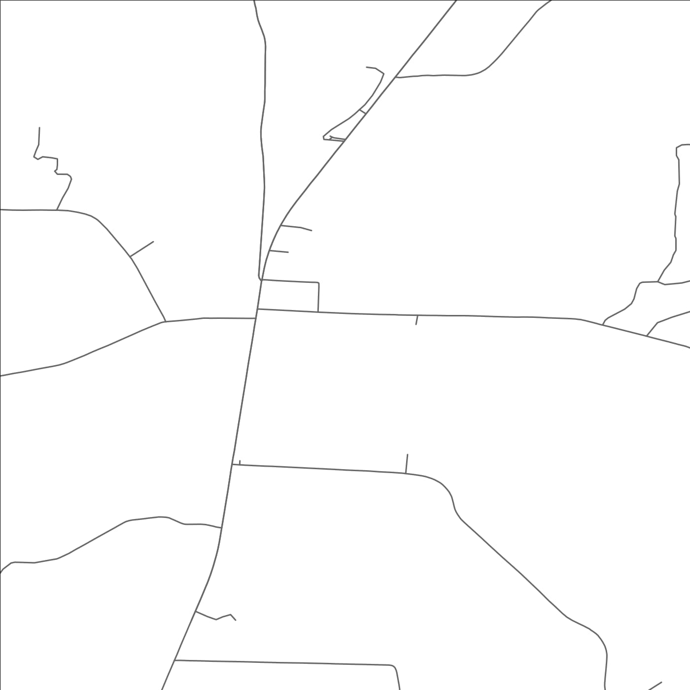 ROAD MAP OF MEDON, TENNESSEE BY MAPBAKES