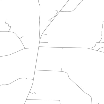 ROAD MAP OF MEDON, TENNESSEE BY MAPBAKES