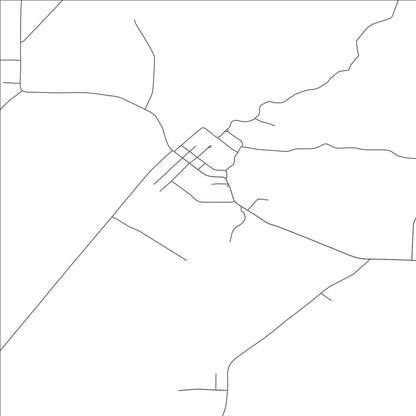 ROAD MAP OF MERCER, TENNESSEE BY MAPBAKES