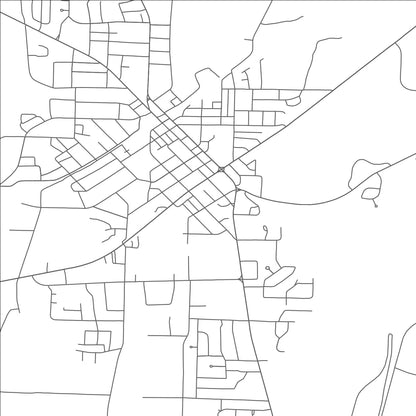 ROAD MAP OF MILAN, TENNESSEE BY MAPBAKES